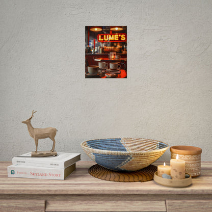 Retro Kitchen Diner: Vintage Artwork from Lukes - Poster