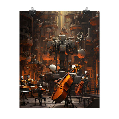 6 Sentient Robot Musicians: A Symphony of Artistic Expression - Poster