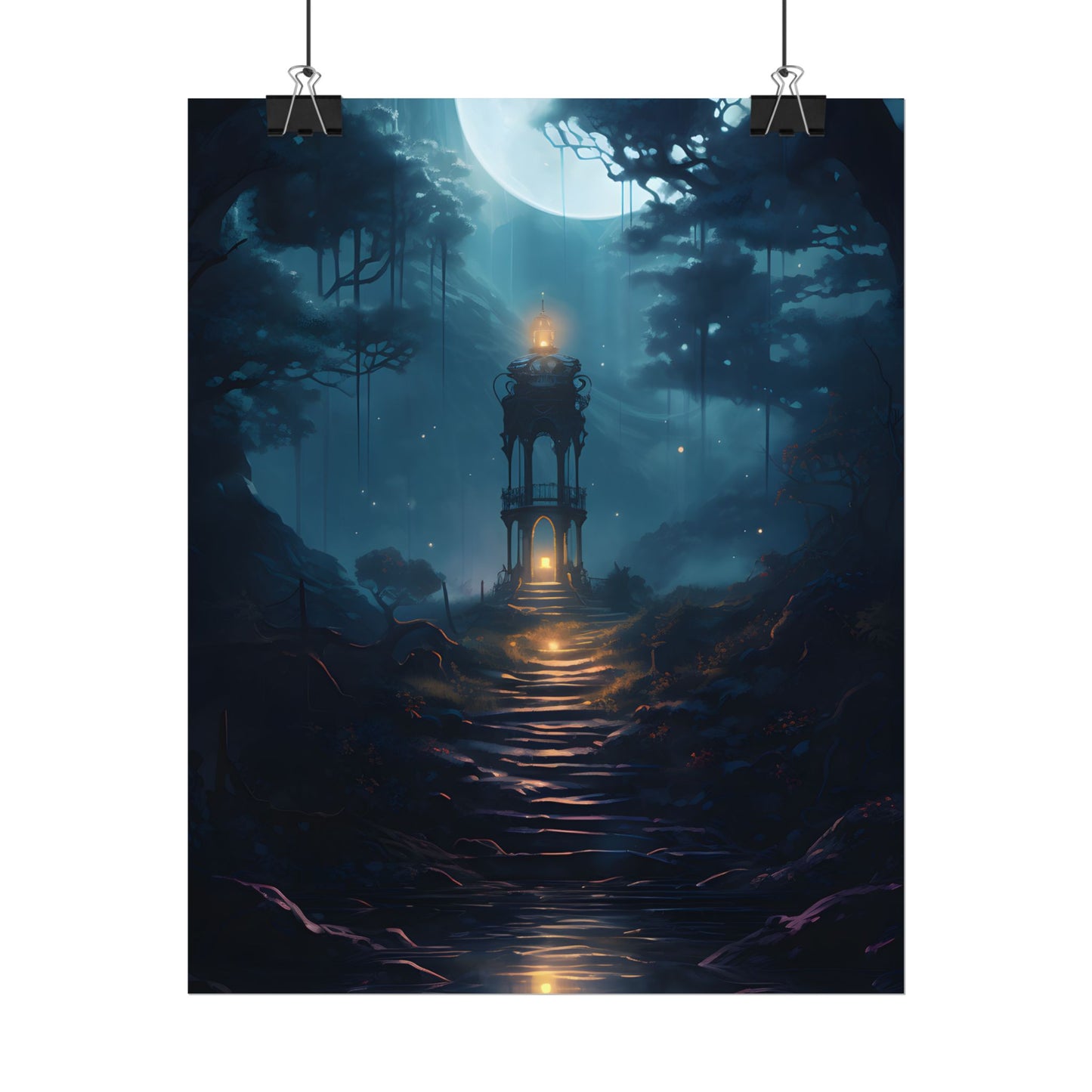 Close-Up Metallic Product: Smooth Cylindrical Device - Poster