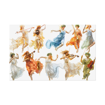 Ethereal Goddesses of Greece: Athena to Nemesis Artwork - Poster