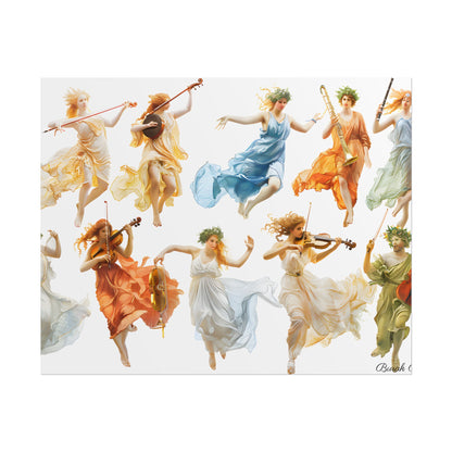 Ethereal Goddesses of Greece: Athena to Nemesis Artwork - Poster