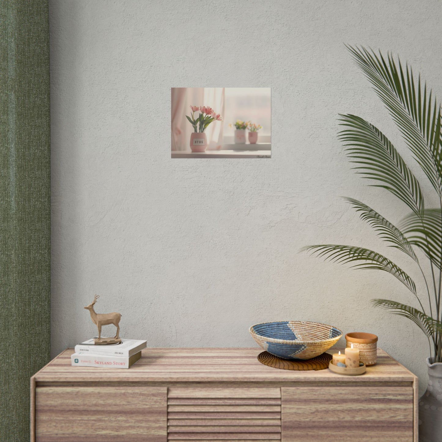 Serene Outdoor Landscape: Soft-Spoken Reminder - Poster