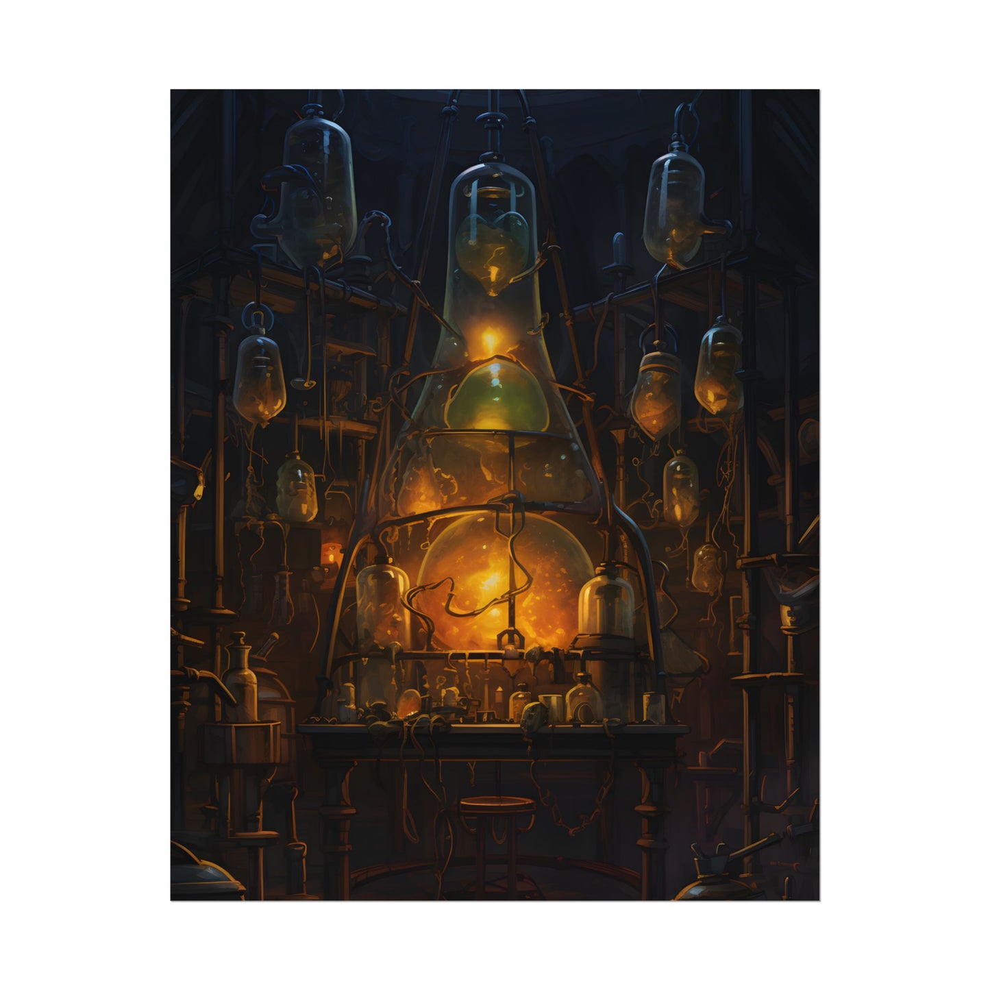 Mysterious Lab: Scientific Secrets in Darkness - Poster