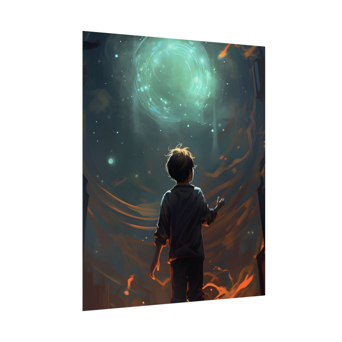 Mobile Life: A Moment in Time - Digital Art - Poster
