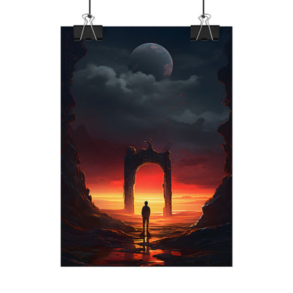 A Moment of Stillness: Phone in Quiet Indoor Setting - Poster