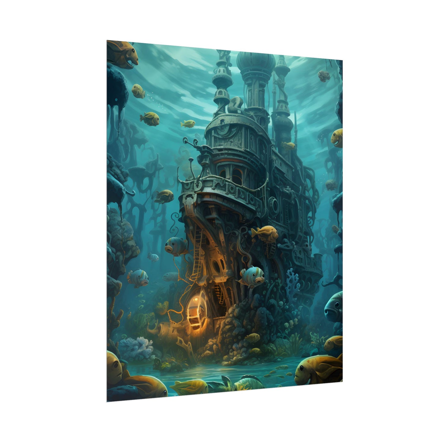 Steampunk Underwater Adventure: Captain Nemos Quest - Poster