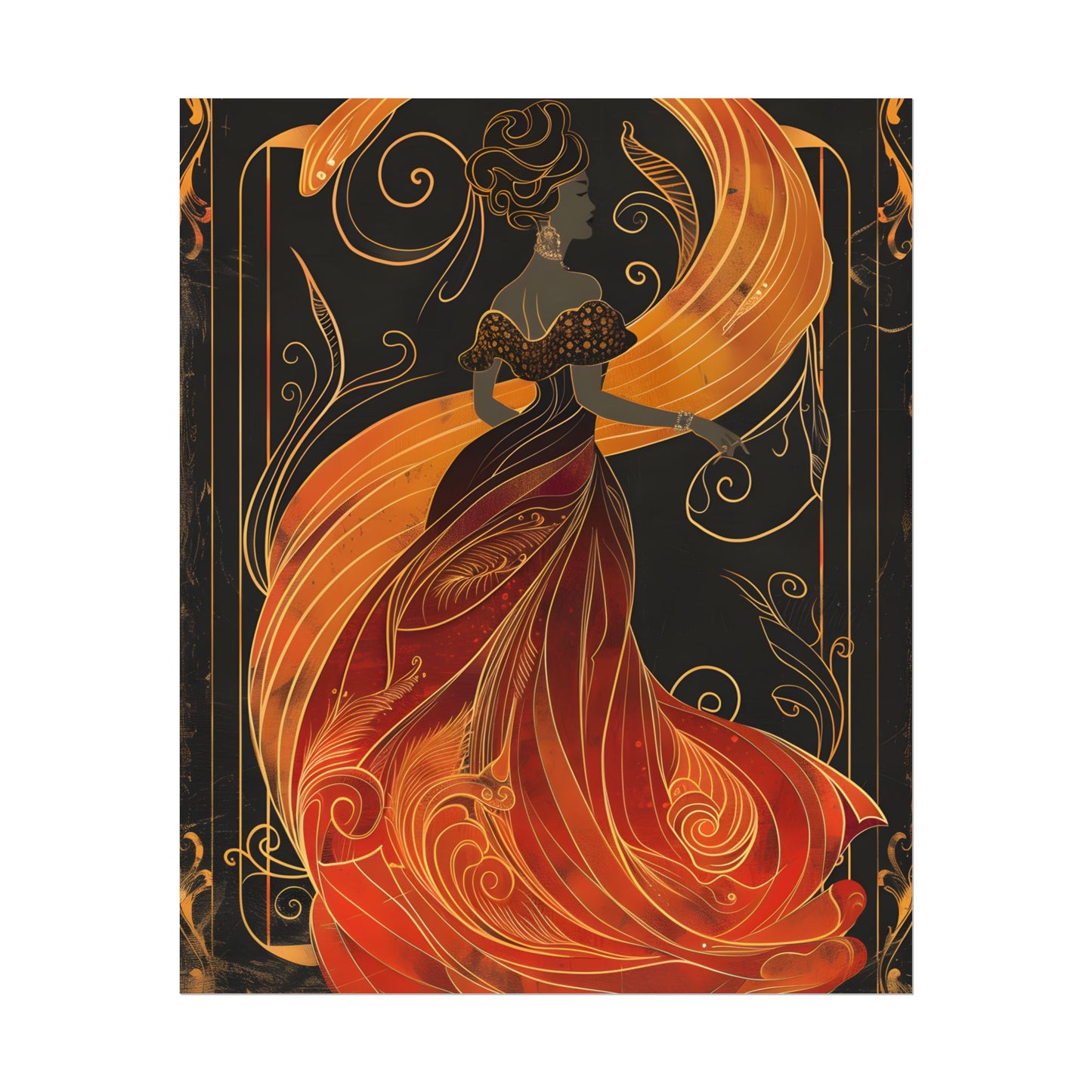 Vintage Art Nouveau Elegant Poster: Batch 1 2024 - Poster