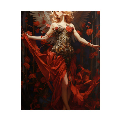 Enigmatic Guardian: A Figure of Mysterious Presence - Poster