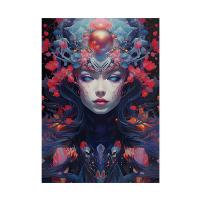 Otherworldly Celestial Dreams: Starry Night Artwork - Poster