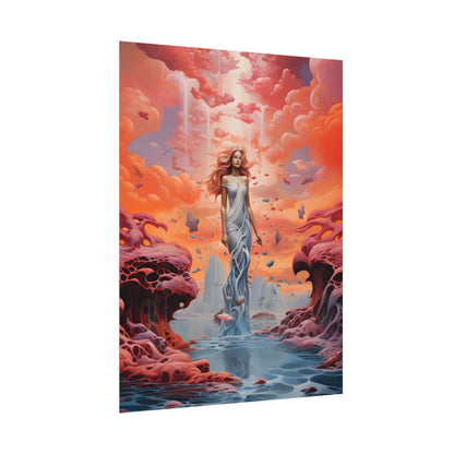 Immersive Dreamscape: A Surreal Journey through Psychedelic Art - Poster