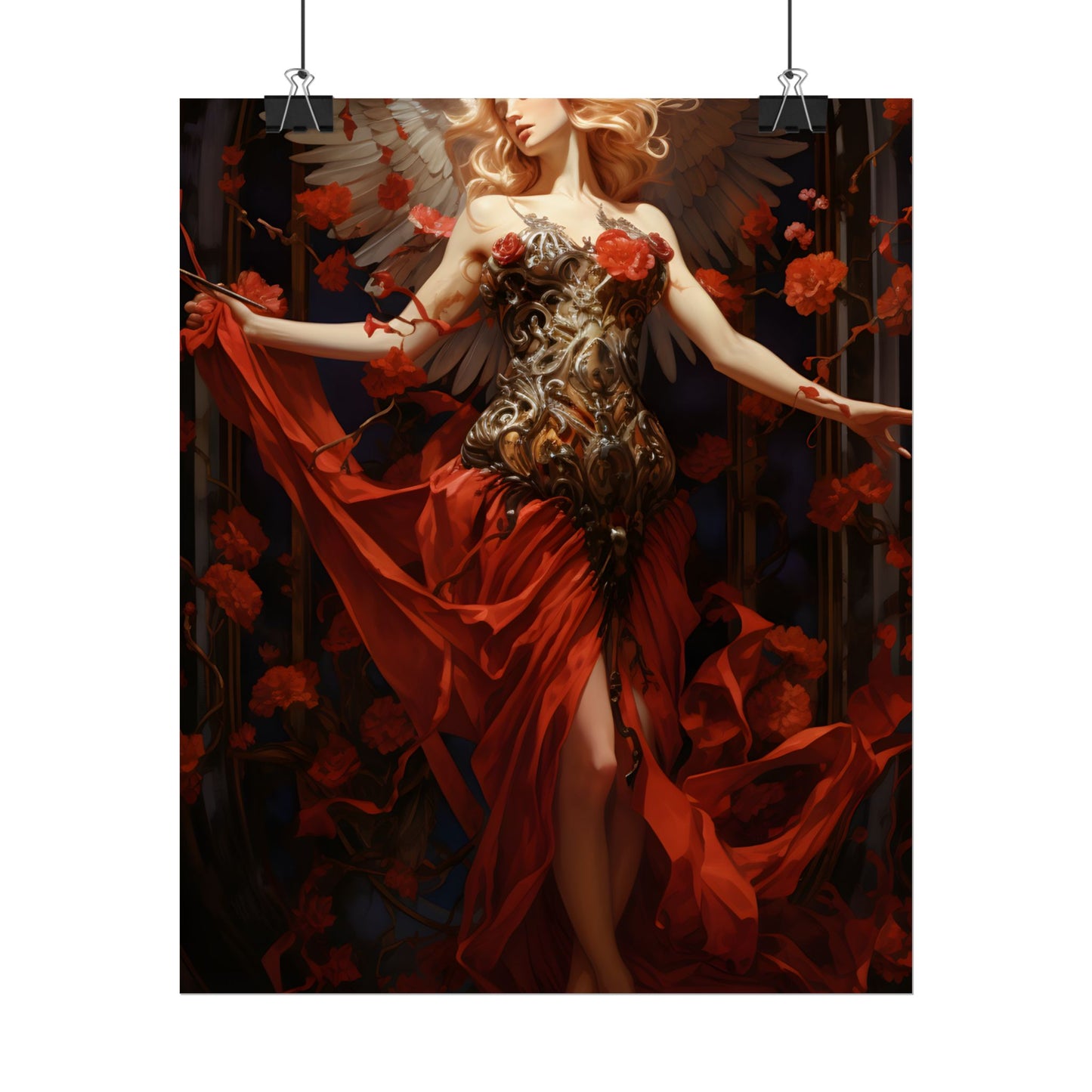 Enigmatic Guardian: A Figure of Mysterious Presence - Poster