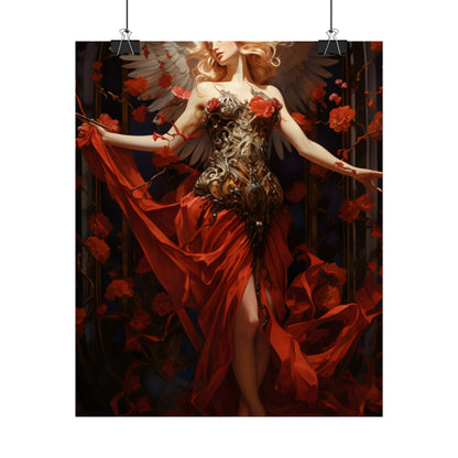 Enigmatic Guardian: A Figure of Mysterious Presence - Poster