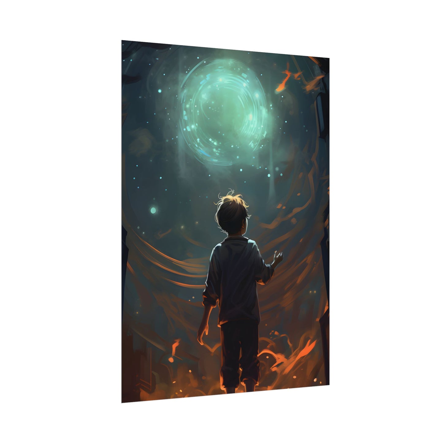 Mobile Life: A Moment in Time - Digital Art - Poster