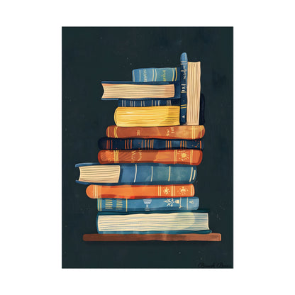 Custom Book Art: Literary Illustration - Poster