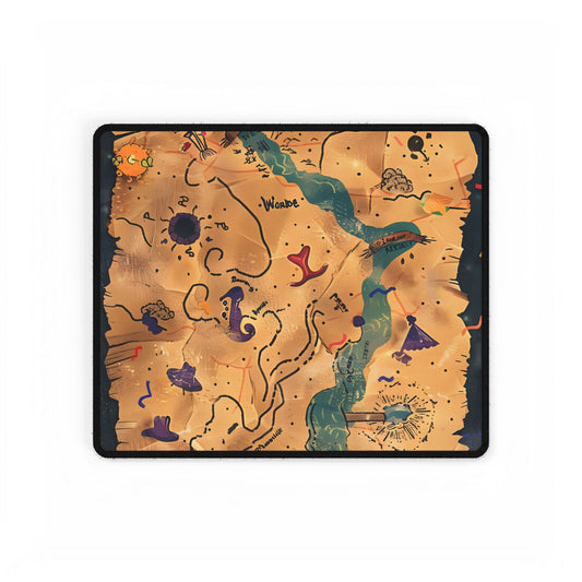 Whimsical Cartoon Portrait: Gentle Illustration of a Hero's Nose - Desk Mat