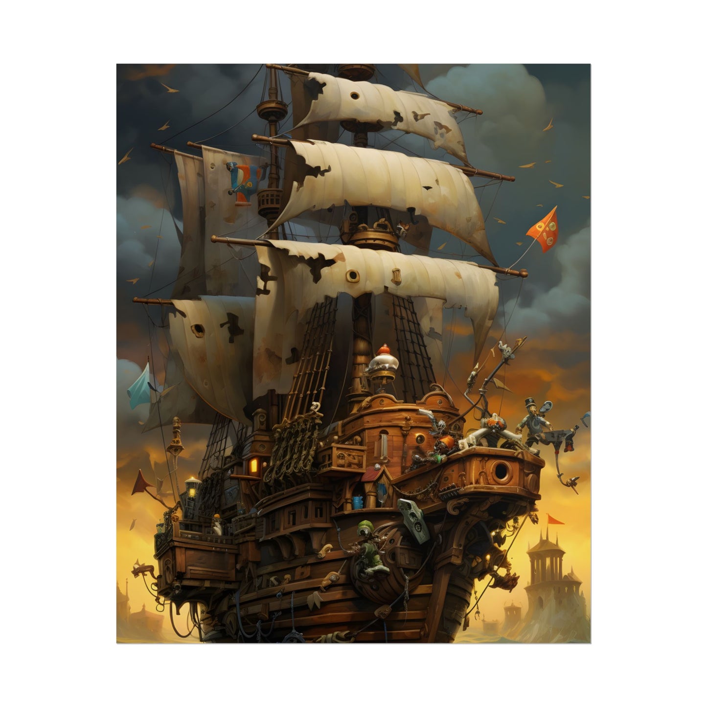 Swashbuckling Time Travelers: Maritime Adventure - Poster