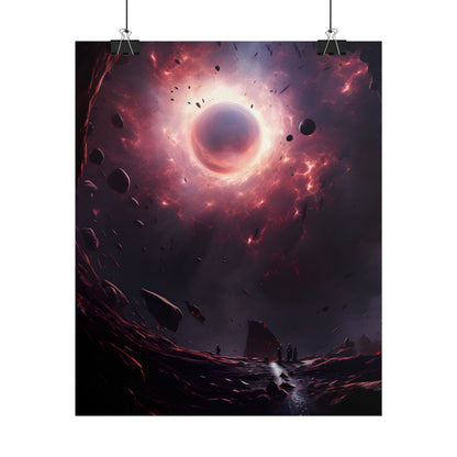 Cosmic Black Hole: Massive Planet in Stellar Orbit - Poster