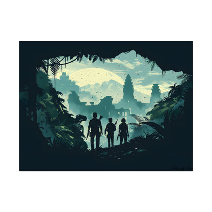 Adventurous Pair: Heroes by Side - Poster