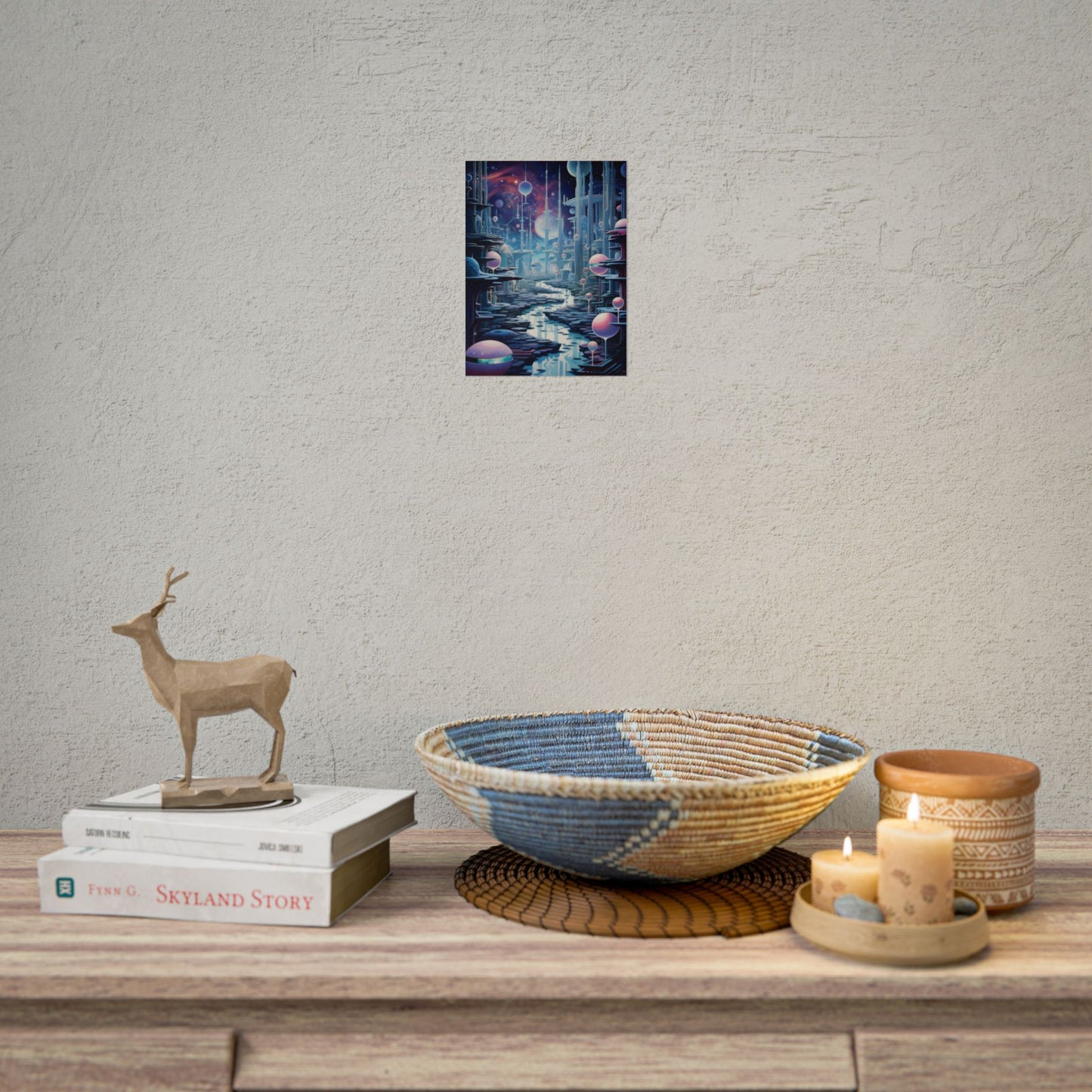 Celestial Art Gallery: Modern Architectural Design - Poster