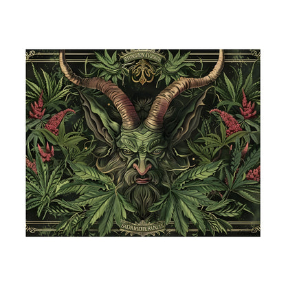 Victorian Devil: Dark Ominous Illustration - Poster