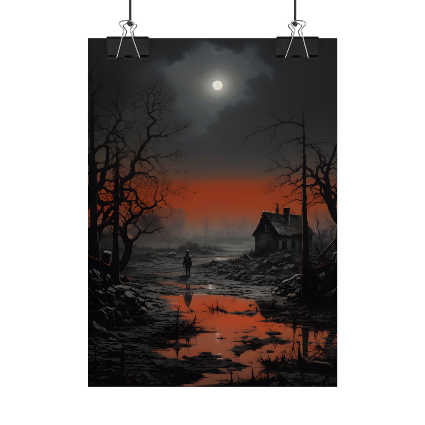 Daytime City Portrait: Outdoors Artwork - Poster
