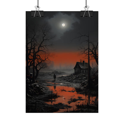 Daytime City Portrait: Outdoors Artwork - Poster