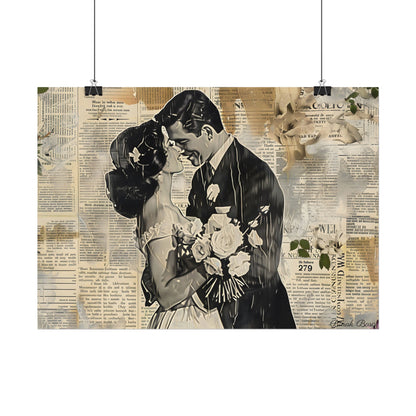 Vintage Romantic Couples: Whispers from the Past - Poster
