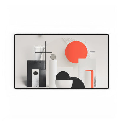 Minimalist Product Mystery: Bold Illustration Art - Desk Mat