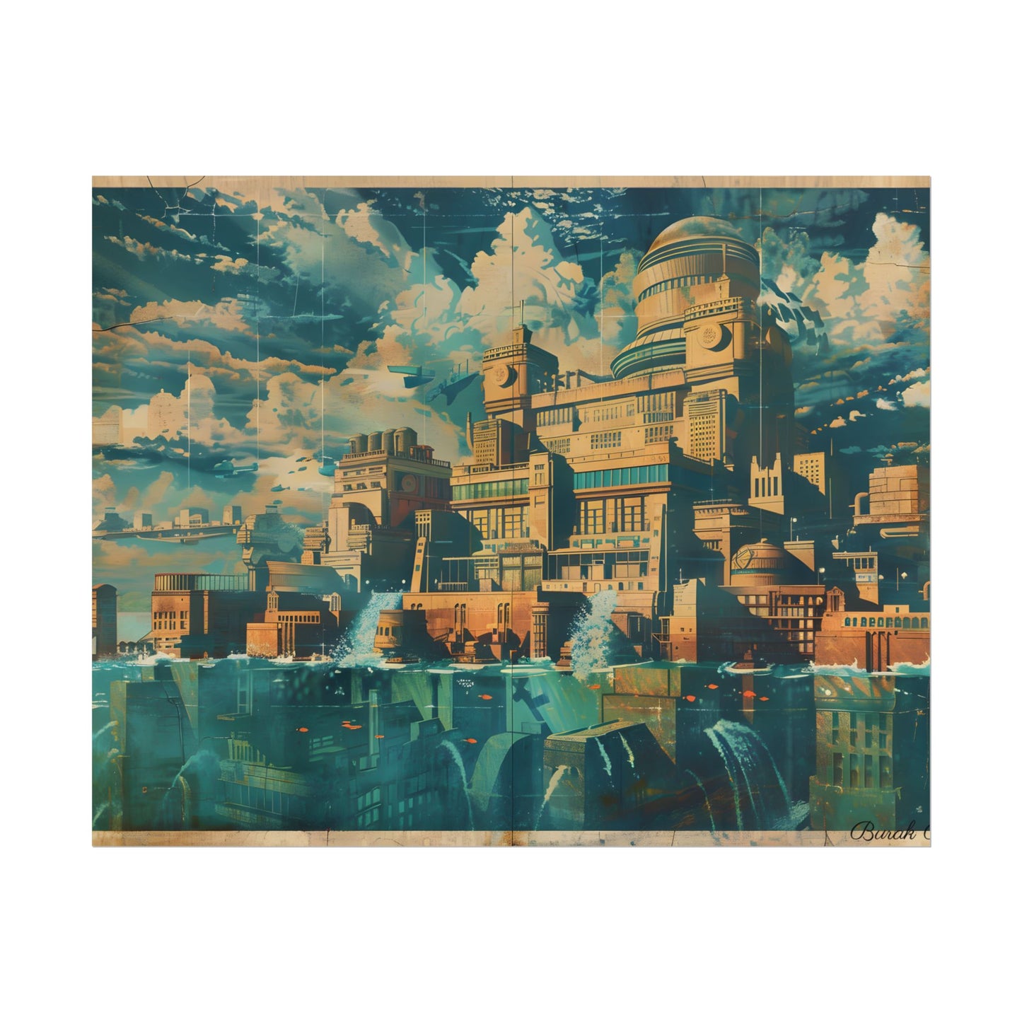 Vintage Travel Poster: Explore The Underwater Destination - Poster