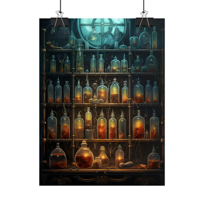 Lab Secrets: A Mysterious Science Experiment Unveiled - Poster