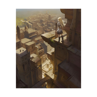 Peaceful Moments: Birds Soar High in Tranquility - Poster