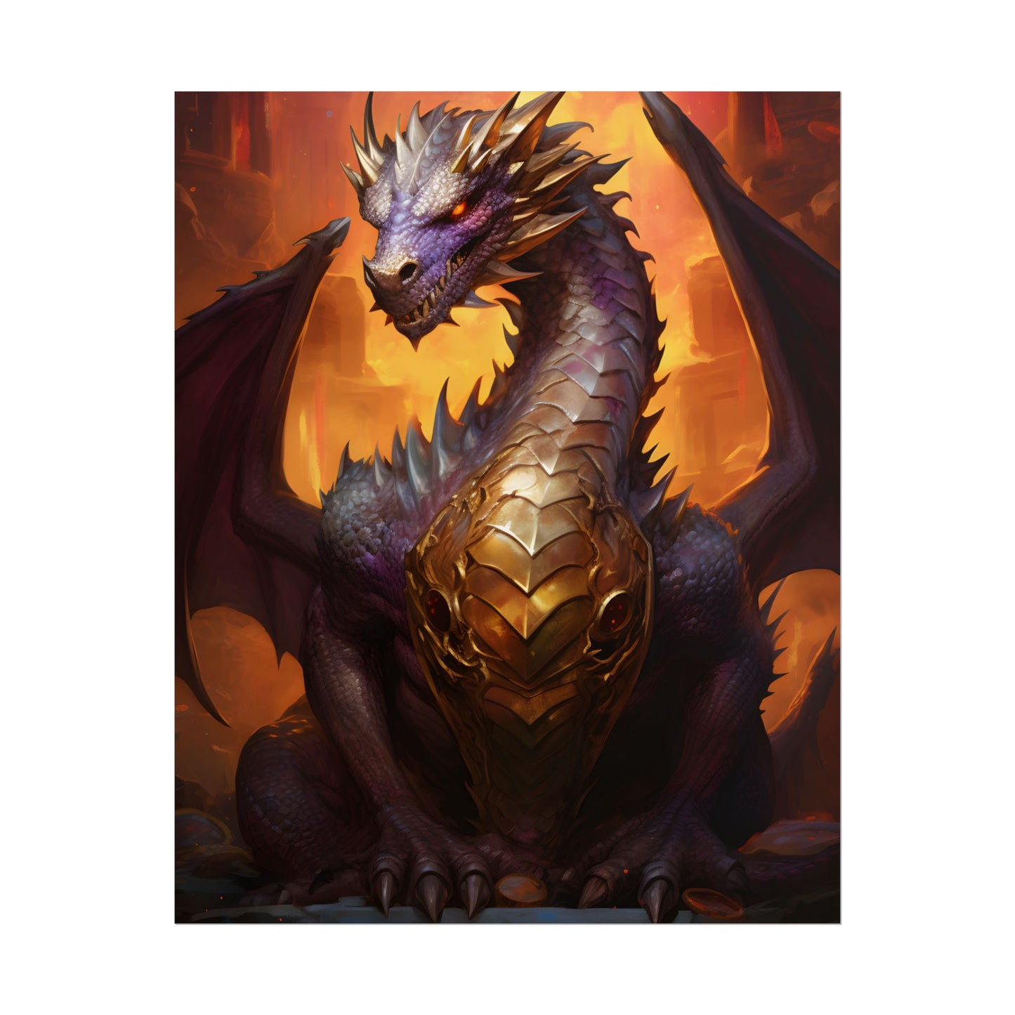 Fantasy Dragon's Treasure: Majestic Guardian - Poster