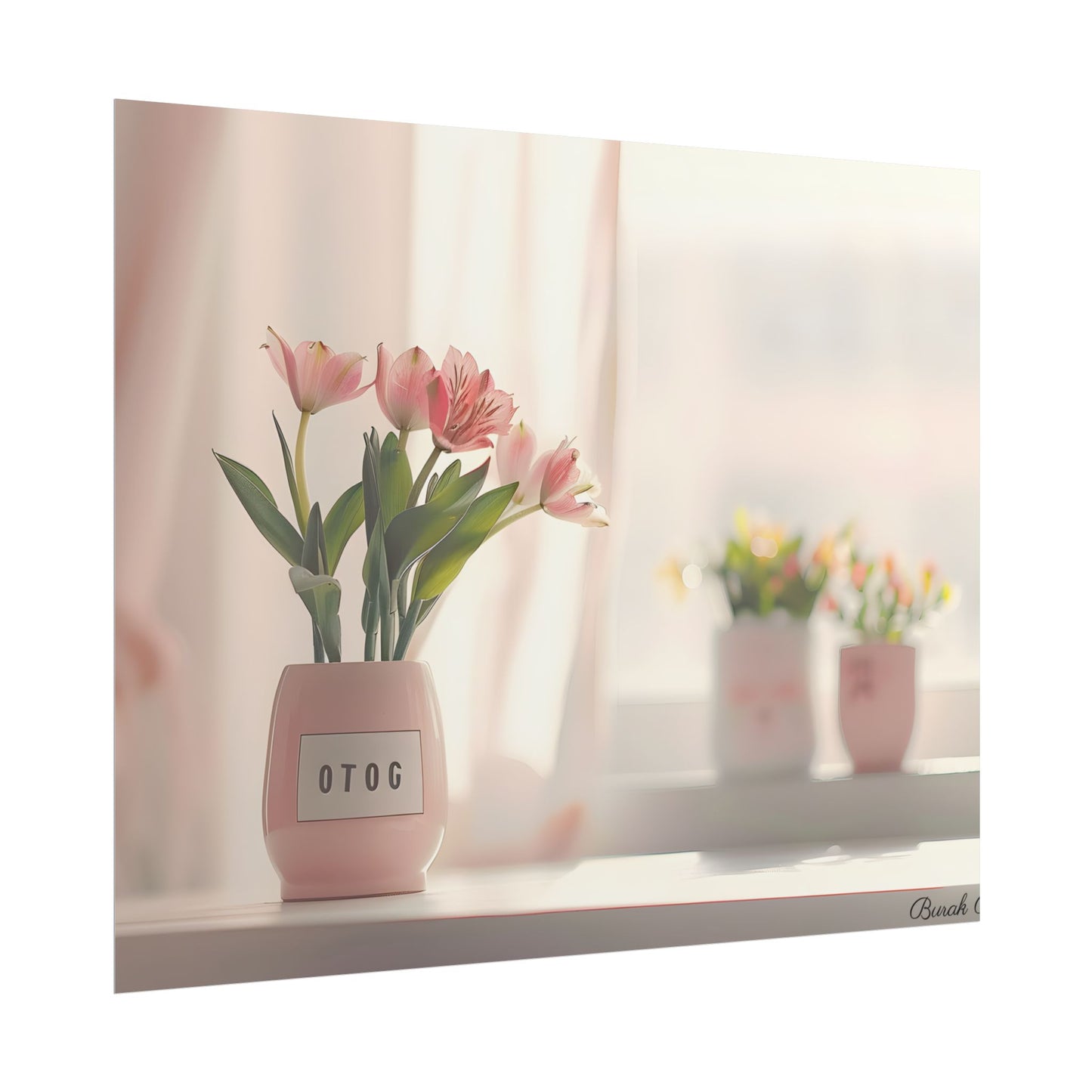 Serene Outdoor Landscape: Soft-Spoken Reminder - Poster