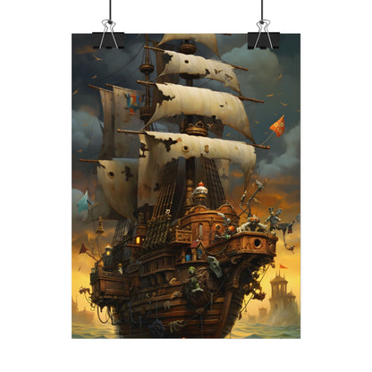 Swashbuckling Time Travelers: Maritime Adventure - Poster
