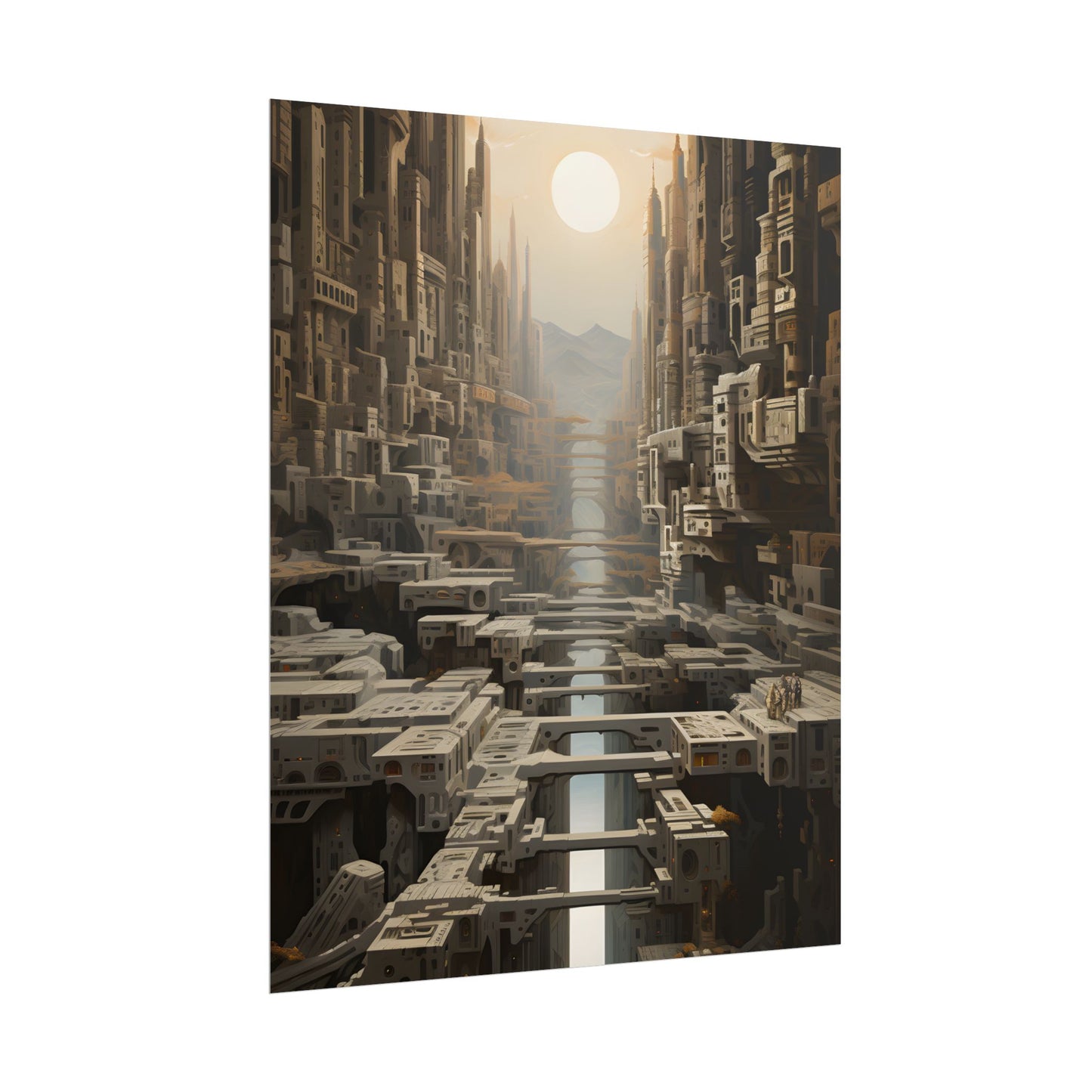 Perfect yet Oppressive: Dystopian Harmony - Poster