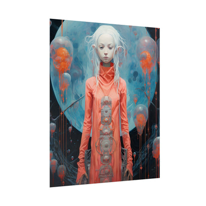 Celestial Dreams: Vibrant Stars and Planets Art - Poster