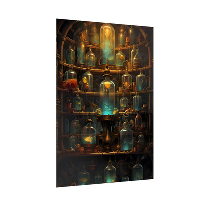 Lab Curiosities: Mysterious Research Space Artwork - Poster