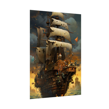Swashbuckling Time Travelers: Maritime Adventure - Poster