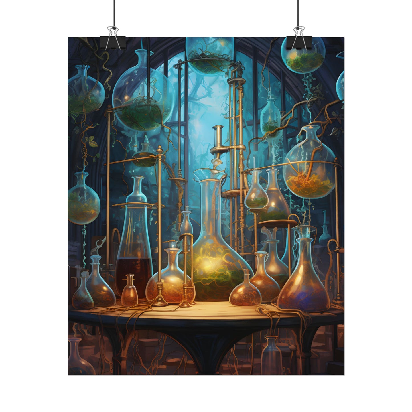 Lab Technician's Focus: Biotechnology Science in Action - Poster