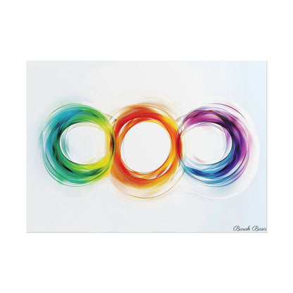 Colorful Swirls: Graphic Art Design - Poster