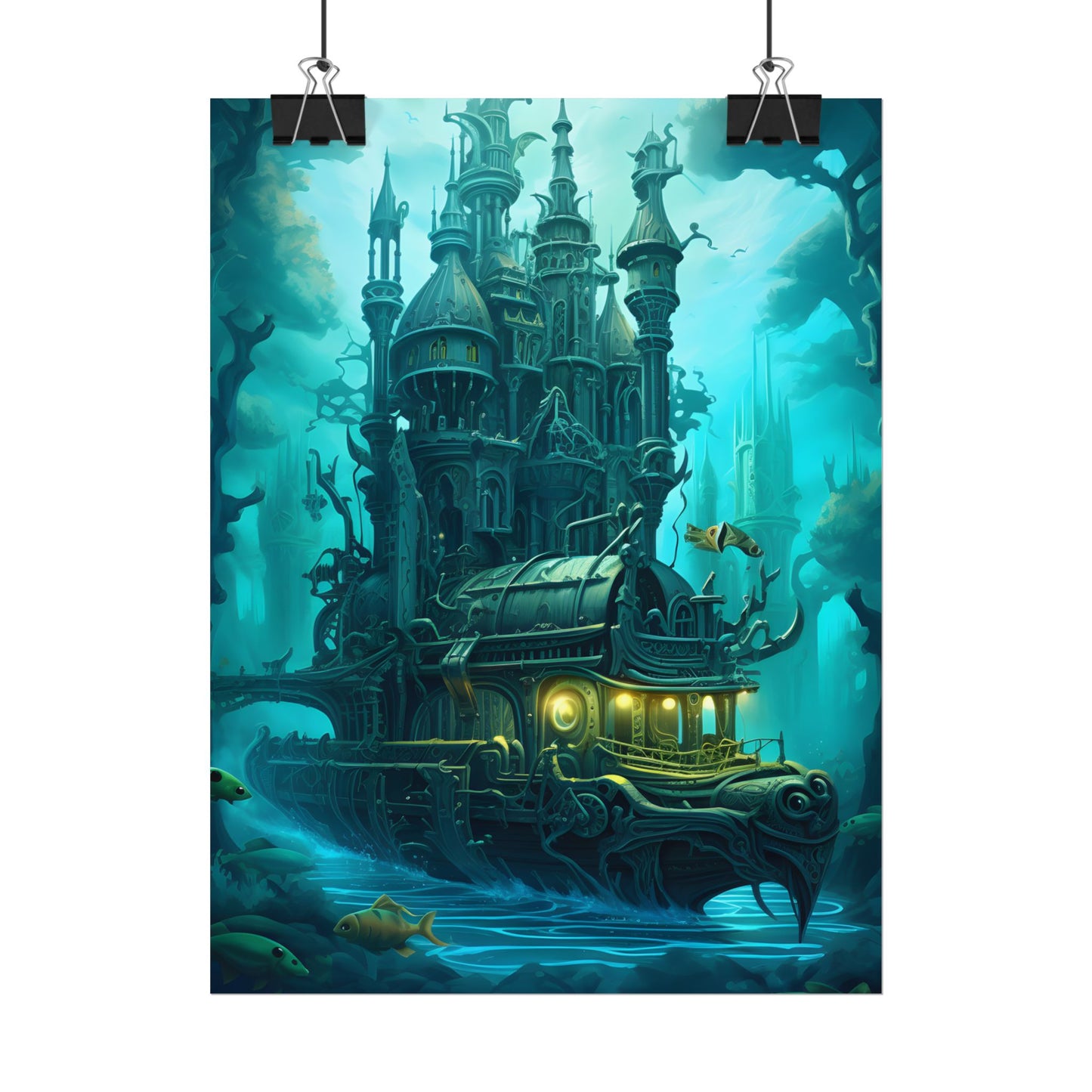 Tidal Quest: Steampunk Depths - Poster