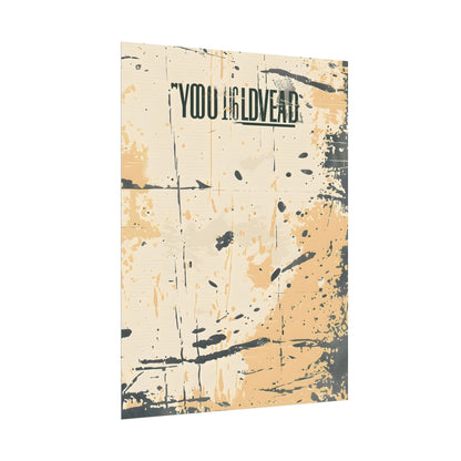 Vintage Distressed Batch 1: A Nostalgic Poster Artwork - Poster
