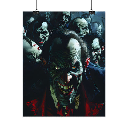 Mischievous Vampires: Gothic Group Artwork - Poster