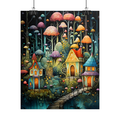 Enchanted Forest Fairies: A Classic Whimsical Artwork - Poster