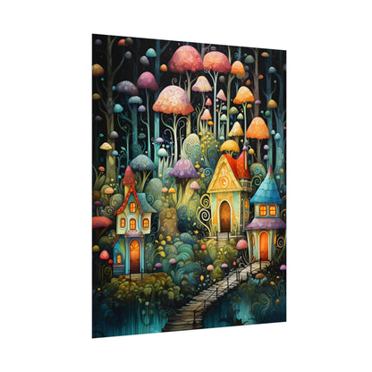 Enchanted Forest Fairies: A Classic Whimsical Artwork - Poster