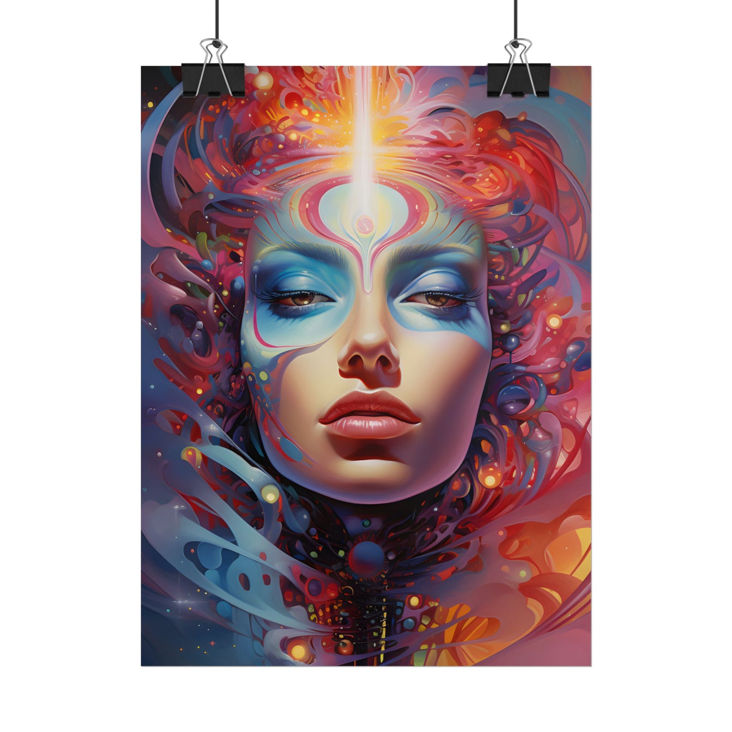 Vibrant Celestial Art Gallery: Wide Angle Shot - Poster