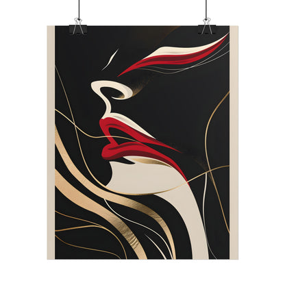 Elegant Art Nouveau Peacock: Timeless Vintage Beauty - Poster