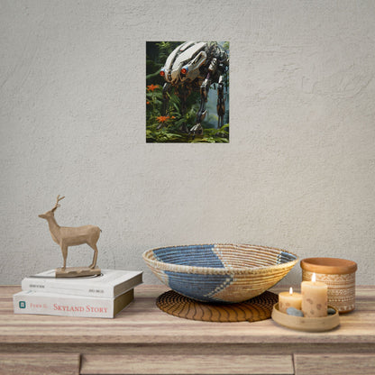 Robotic Wildlife Sanctuary: Harmony in Nature - Poster