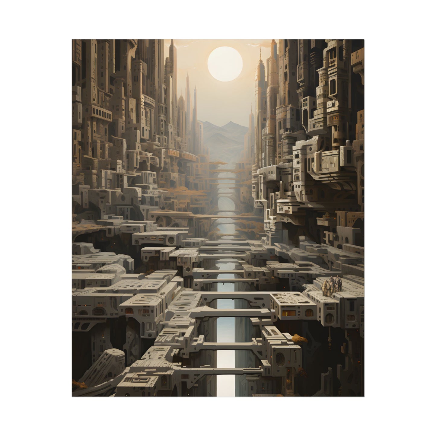 Perfect yet Oppressive: Dystopian Harmony - Poster