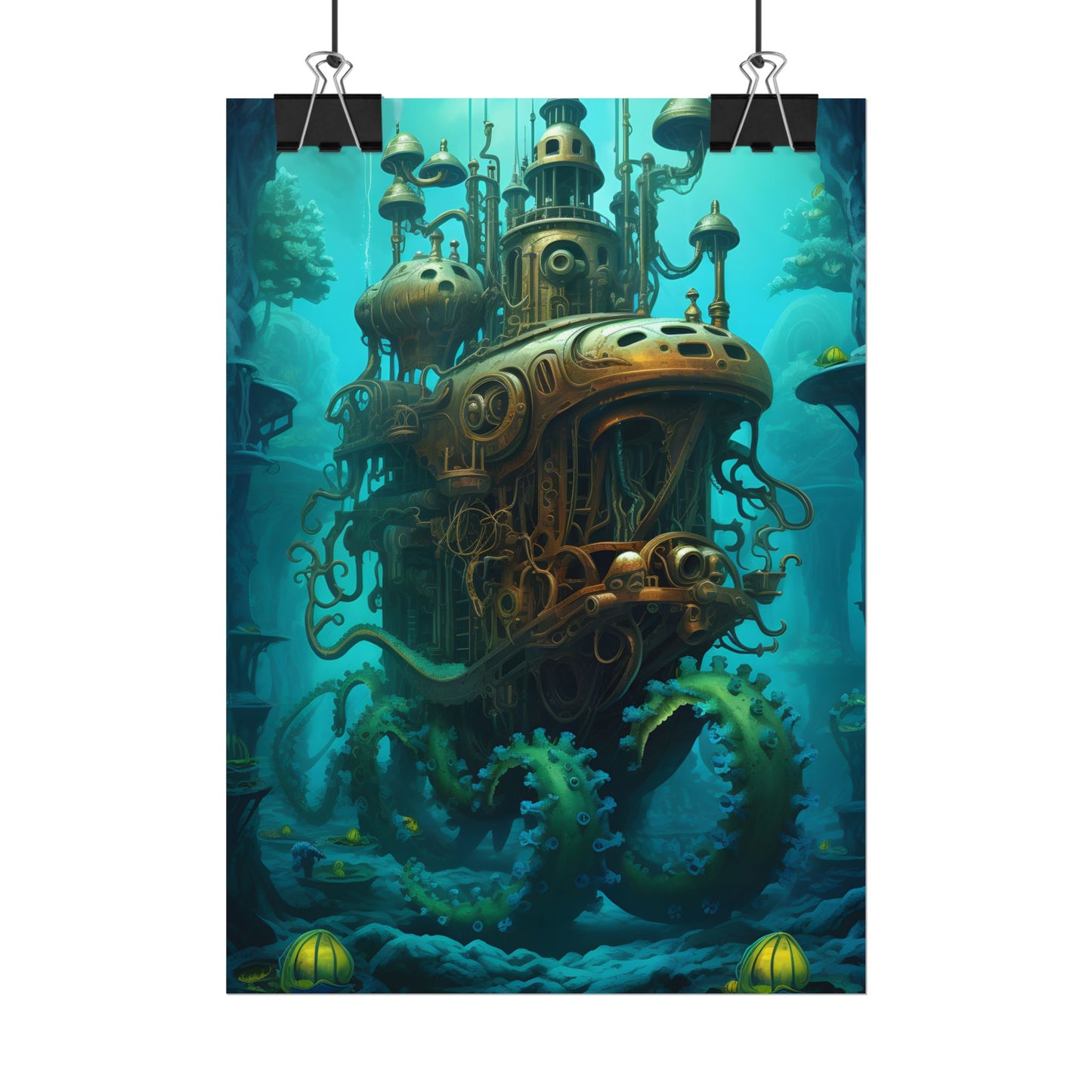 Steampunk Underwater Adventure: Dive into Discovery - Poster